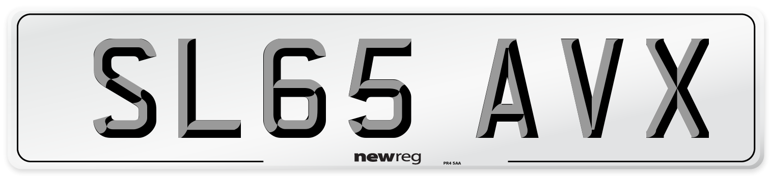 SL65 AVX Number Plate from New Reg